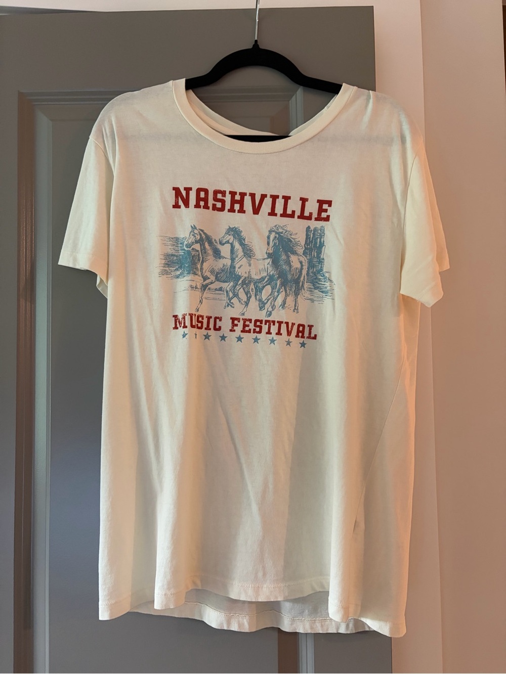 Nashville Music Festival Long-Sleeve Tee - Ivory